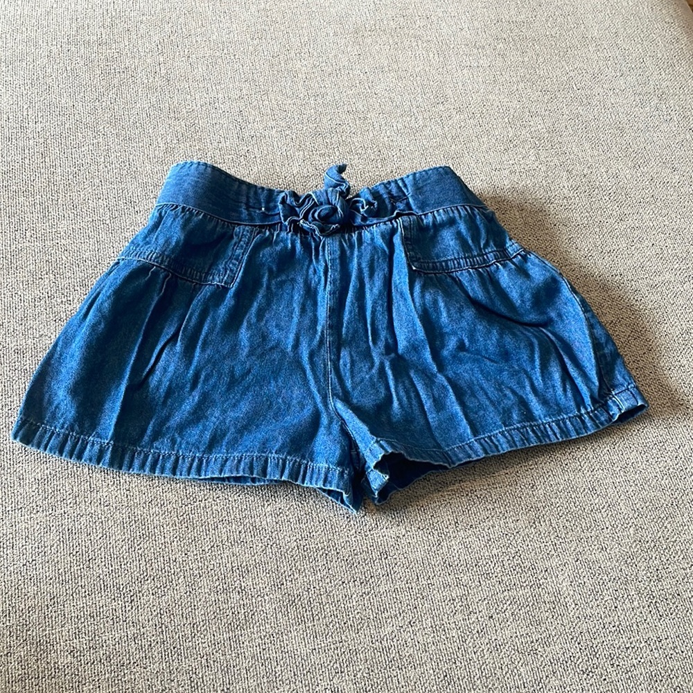 3t baby girl blue shorts